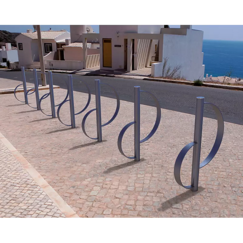 Polished Steel District Signature Cycle Stand