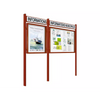 Prestige Display Board with Four Posts