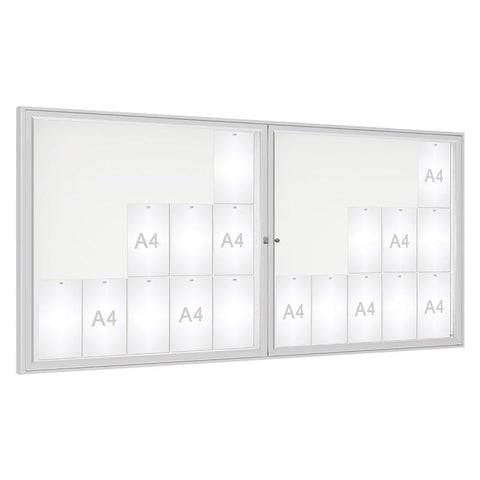 Prestige Twin-Door Outdoor Display Board – 77mm