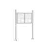 Prestige Twin-Door Outdoor Display Board with Four Posts