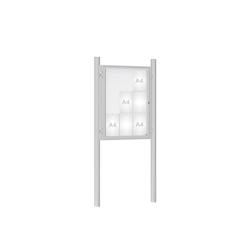 Prestige Outdoor Display Board with Upright Posts - Jaydee Living