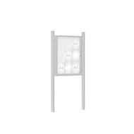 Prestige Outdoor Display Board with Upright Posts