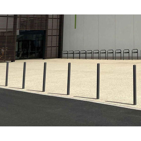 Painted Rounded Top Steel Bollard