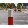 Steel Bollard with Polished Steel End Cap DDA Compliant