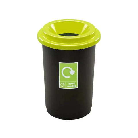 Round Recycling Bin with Open Top – 50L