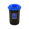 Round Recycling Bin with Open Top – 50L