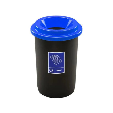 Round Recycling Bin with Open Top – 50L