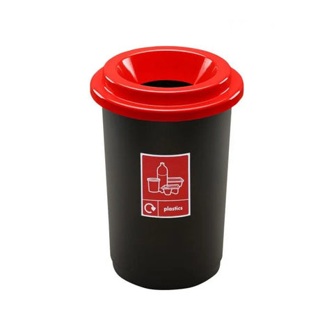 Round Recycling Bin with Open Top – 50L