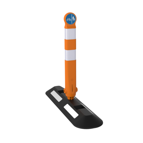 Bike Lane Rubber Base Post