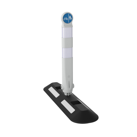 Bike Lane Rubber Base Post