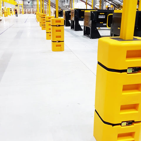 Space-Saving Polywrap Column Guard