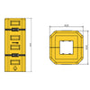 Space-Saving Polywrap Column Guard
