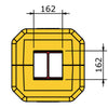 Space-Saving Polywrap Column Guard