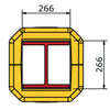 Space-Saving Polywrap Column Guard