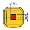 Space-Saving Polywrap Column Guard