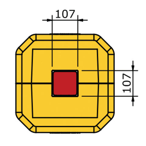 Space-Saving Polywrap Column Guard