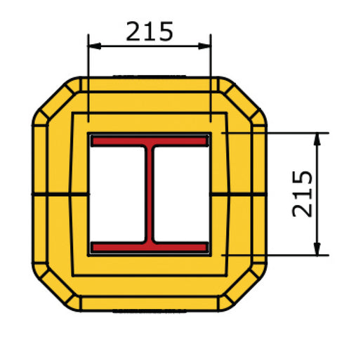 Space-Saving Polywrap Column Guard