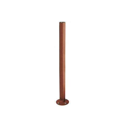 Shock-Guard Steel Bollard with Polished Steel End Cap