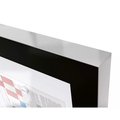 Slimline Poster Display with Upright Posts - 54mm