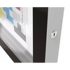 Slimline Poster Display with Upright Posts - 80mm