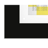 Slimline Poster Display with Upright Posts - 80mm