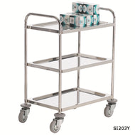 Stainless Steel Shelf Trolley