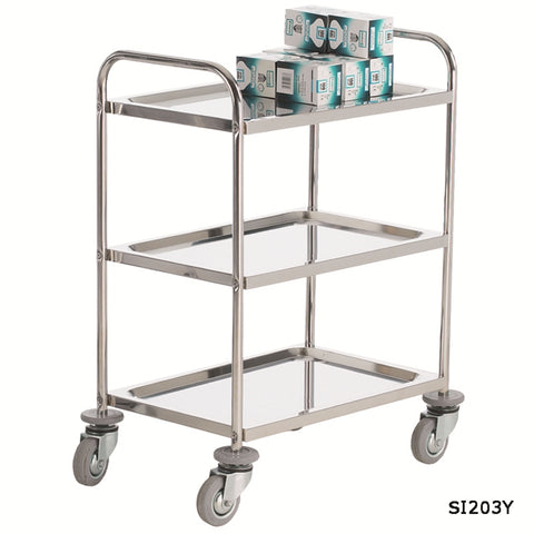 Stainless Steel Shelf Trolley
