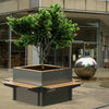 Steel Cube Planter