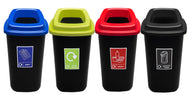 Sturdy Open Top Recycling Bin - 45L