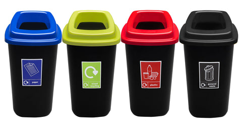 Sturdy Open Top Recycling Bin - 45L