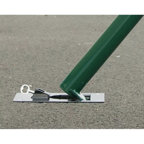 Tilting Steel Bollard with Polished Steel Top