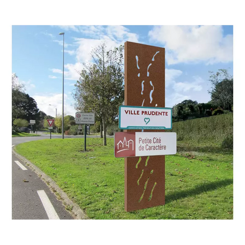 Town Entry Signage Support