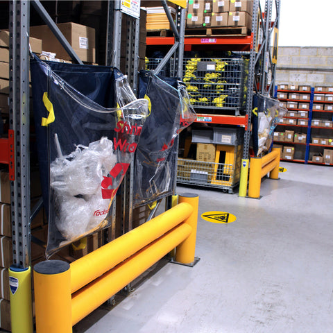 Transparent Warehouse Rack Sack
