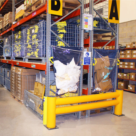 Transparent Warehouse Rack Sack