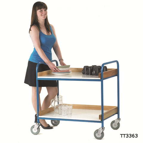 Tray Trolley with Melamine Trays