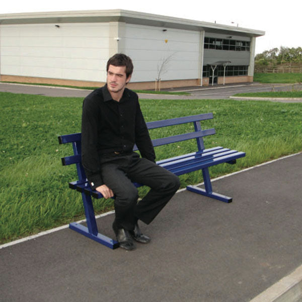 Thruxton Bench with Backrest - Jaydee Living
