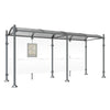 District Polished Steel Bus Shelter