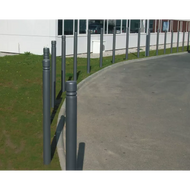 Urban Stylised Steel Bollard - 76mm