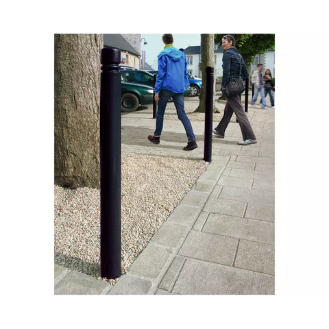 Urban Stylised Steel Bollard - 76mm