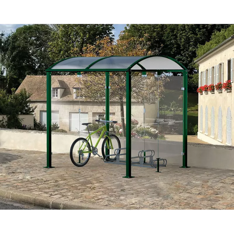 Medium Vaulted Shelter with Glass Panels