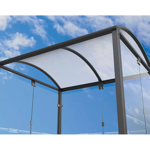 Medium Vaulted Shelter with Glass Panels