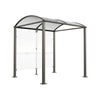 Medium Vaulted Shelter with Glass Panels