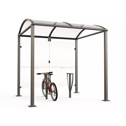 Medium Vaulted Shelter with Glass Panels