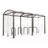 Medium Vaulted Shelter with Glass Panels