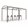 Medium Vaulted Polycarbonate Roof Shelter