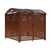 Large Vaulted Steel Secure Cycle & Motor Shelter
