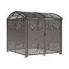 Large Vaulted Steel Secure Cycle & Motor Shelter