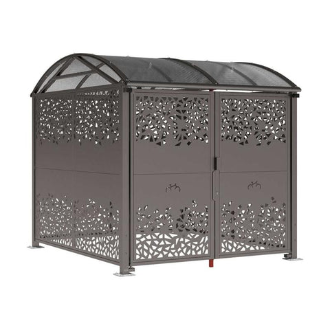 Large Vaulted Steel Secure Cycle & Motor Shelter