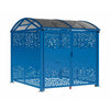 Large Vaulted Steel Secure Cycle & Motor Shelter