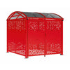 Large Vaulted Steel Secure Cycle & Motor Shelter